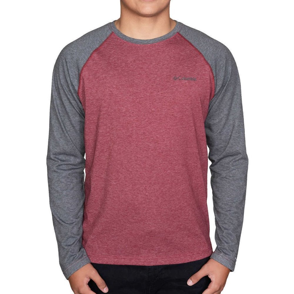 NWT Columbia Men’s Long Sleeve Raglan‎ Tee